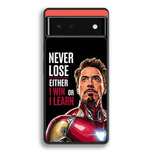 Iron Man Tony Stark Quotes Google Pixel 6 Case