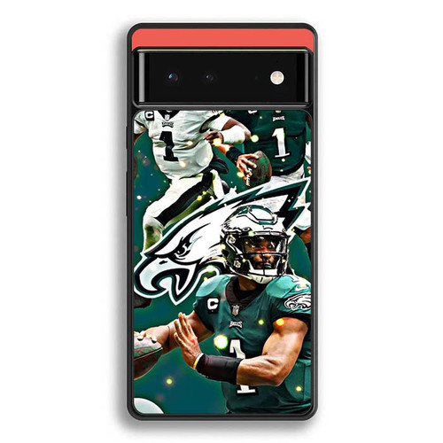 Jalen Hurts Philadelphia Eagles 04 Google Pixel 6 Case
