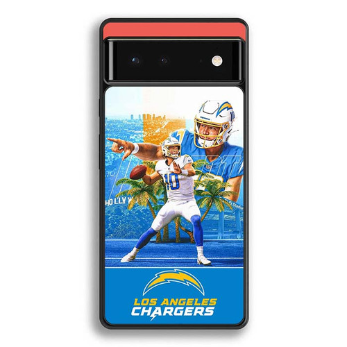 Justin Herbert Los Angeles Chargers 01 Google Pixel 6 Case