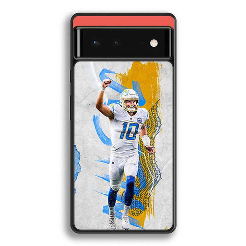 Justin Herbert Los Angeles Chargers 04 Google Pixel 6 Case