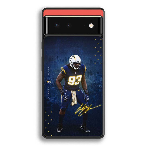 Justin Jones Los Angeles Chargers 01 Google Pixel 6 Case