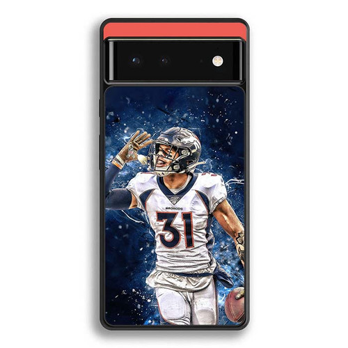Justin Simmons Denver Broncos 05 Google Pixel 6 Case