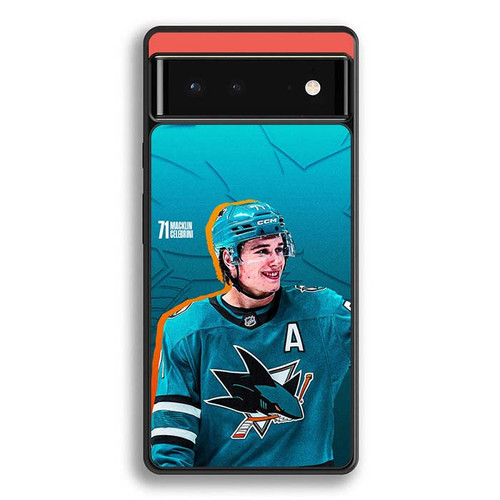 Macklin Celebrini San Jose Sharks Google Pixel 6 Case