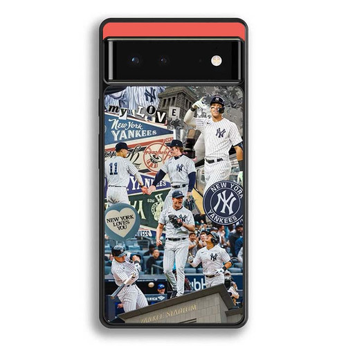 New York Yankees Aesthetic Collage Google Pixel 6 Case