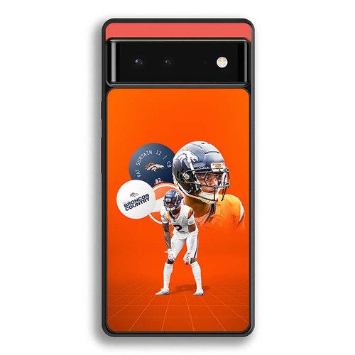 Patrick Surtain II Denver Broncos 02 Google Pixel 6 Case