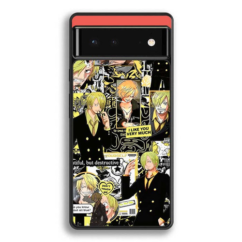 Sanji One Piece Series Collages Google Pixel 6 Case