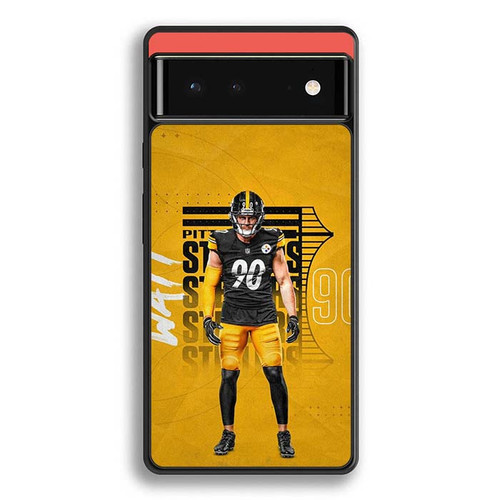 TJ Watt Pittsburgh Steelers 02 Google Pixel 6 Case