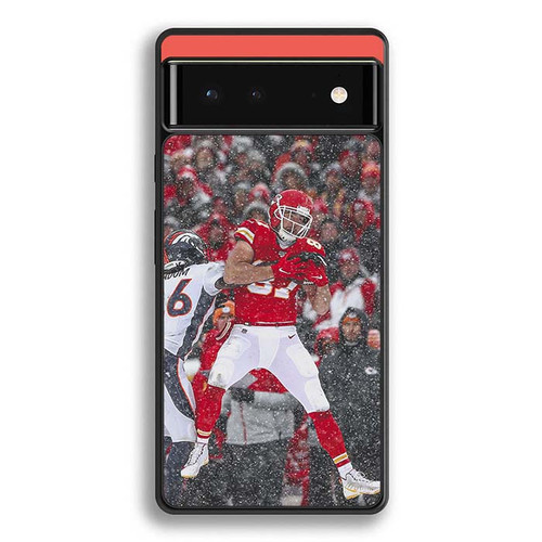 Travis Kelce Kansas City Chiefs 04 Google Pixel 6 Case