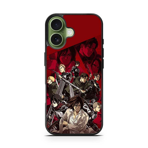 Attack on Titan Charge on Marley iPhone 17 Case