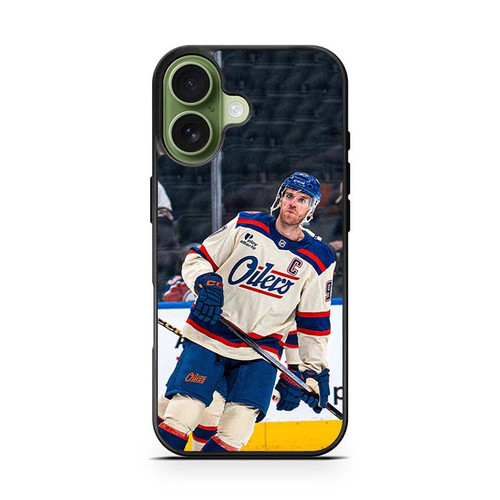 Connor Ingram Edmonton Oilers iPhone 17 Case