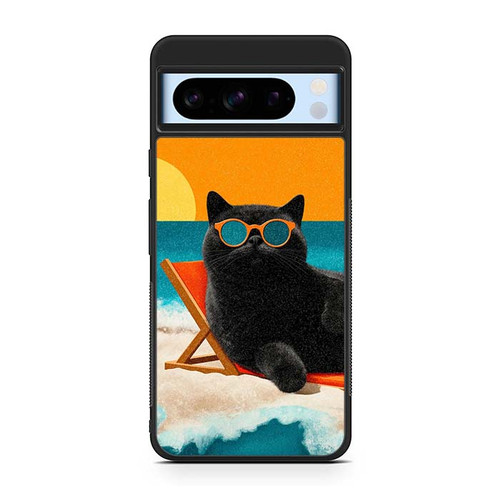 Chill Like a Cat Motorola Google Pixel 8 Case