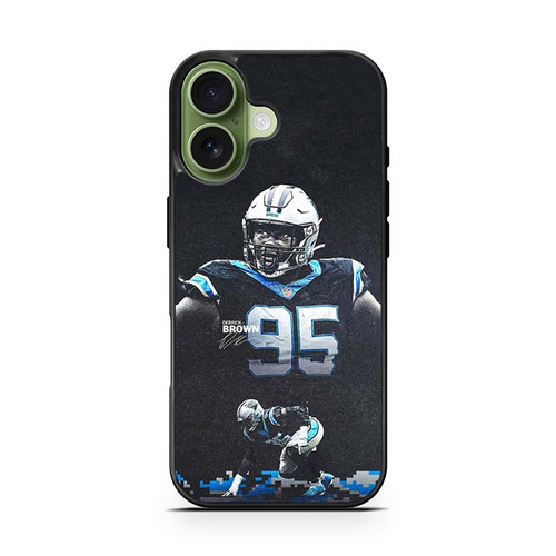 Derrick Brown Carolina Panthers 01 iPhone 17 Case