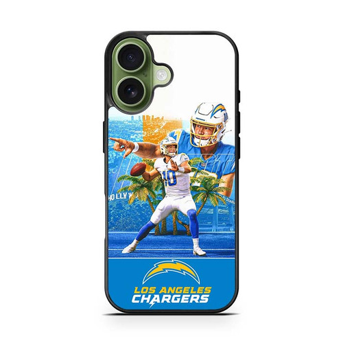 Justin Herbert Los Angeles Chargers 01 iPhone 17 Case