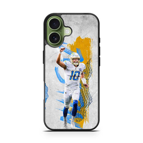 Justin Herbert Los Angeles Chargers 04 iPhone 17 Case