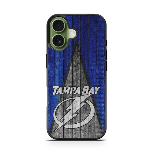 Tampa Bay Lightning Wooden Pattern iPhone 17 Case