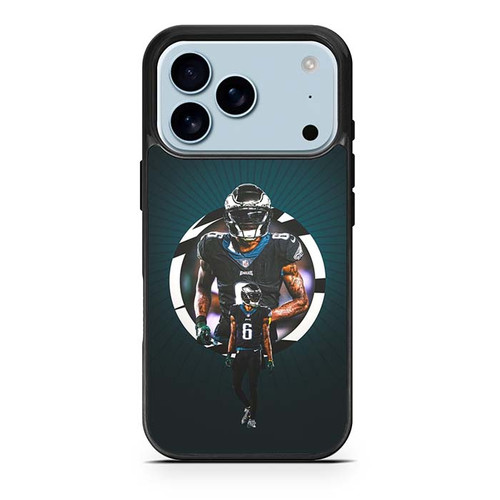 DeVonta Smith Philadelphia Eagles 02 iPhone 17 Pro Case