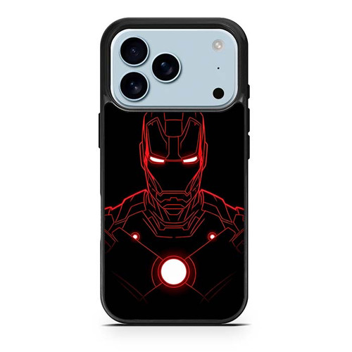 Iron Man Red Glow iPhone 17 Pro Case