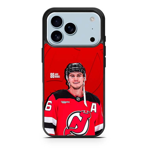 Jack Hughes New Jersey Devils iPhone 17 Pro Case
