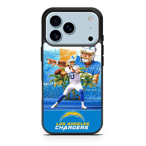 Justin Herbert Los Angeles Chargers 01 iPhone 17 Pro Case