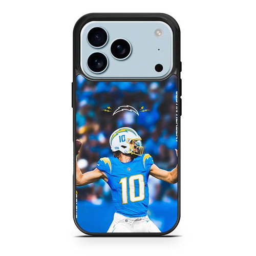 Justin Herbert Los Angeles Chargers 03 iPhone 17 Pro Case