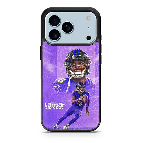 Lamar Jackson Baltimore Ravens 04 iPhone 17 Pro Case