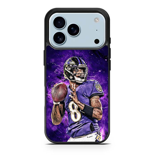 Lamar Jackson Baltimore Ravens 05 iPhone 17 Pro Case