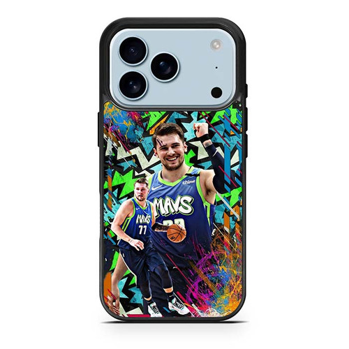 Luka Doncic The Slovenian Spark iPhone 17 Pro Case