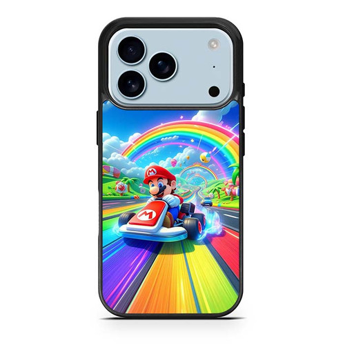 Mario Kart Raibow Trail iPhone 17 Pro Case