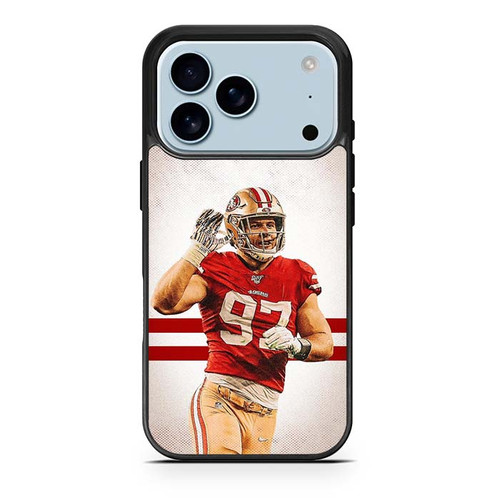 Nick Bosa San Francisco 49ers 02 iPhone 17 Pro Case