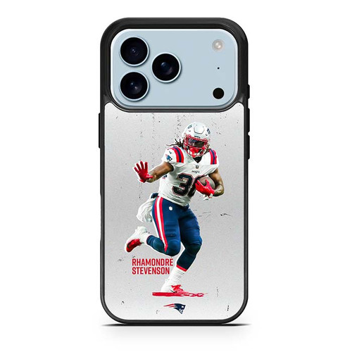 Rhamondre Stevenson New England Patriots 01 iPhone 17 Pro Case