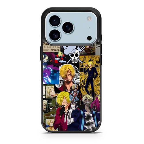 Sanji One Piece Collages iPhone 17 Pro Case