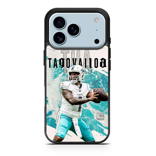 Tua Tagovailoa Miami Dolphins 04 iPhone 17 Pro Case