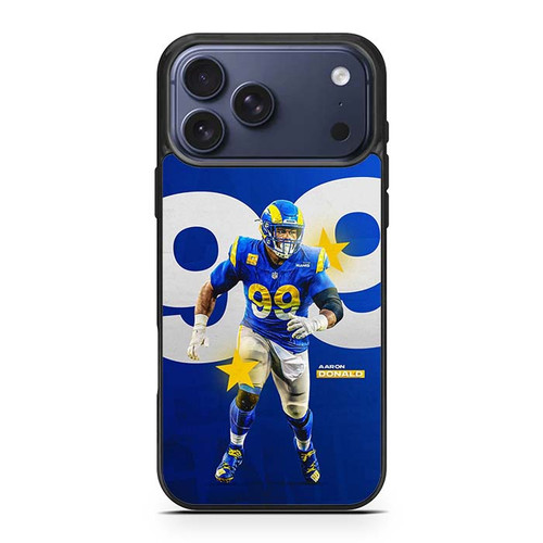 Aaron Donald Los Angeles Rams 04 iPhone 17 Pro Max Case