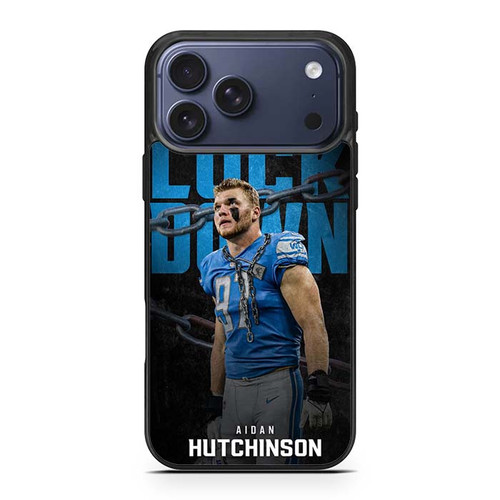 Aidan Hutchinson Detroit Lions iPhone 17 Pro Max Case