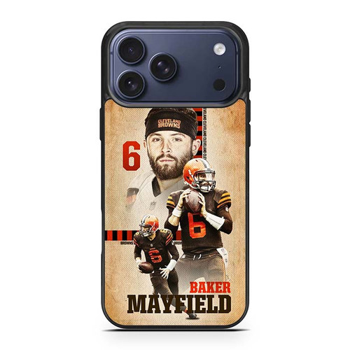 Baker Mayfield Cleveland Browns iPhone 17 Pro Max Case
