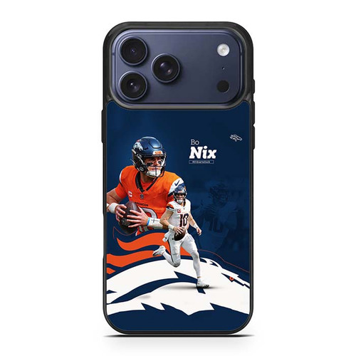 Bo Nix Denver Broncos iPhone 17 Pro Max Case