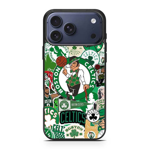 Boston Celtics Collage iPhone 17 Pro Max Case