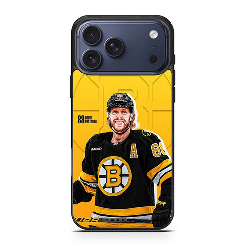 David Pastrnak Boston Bruins iPhone 17 Pro Max Case