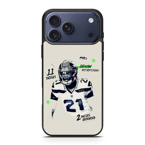 Devon Witherspoon Seattle Seahawks 02 iPhone 17 Pro Max Case
