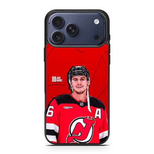 Jack Hughes New Jersey Devils iPhone 17 Pro Max Case