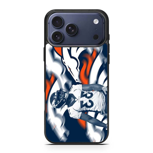 Javonte Williams Denver Broncos 02 iPhone 17 Pro Max Case
