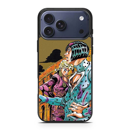 JoJos Bizarre Adventure Giorno and Bruno iPhone 17 Pro Max Case