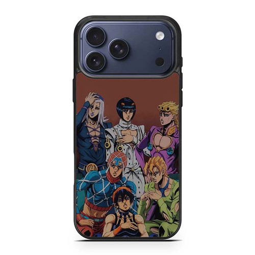 JoJos Bizarre Adventure Part 5 Golden Wind Team Bucciarati iPhone 17 Pro Max Case