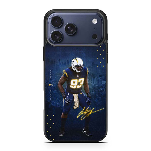 Justin Jones Los Angeles Chargers 01 iPhone 17 Pro Max Case