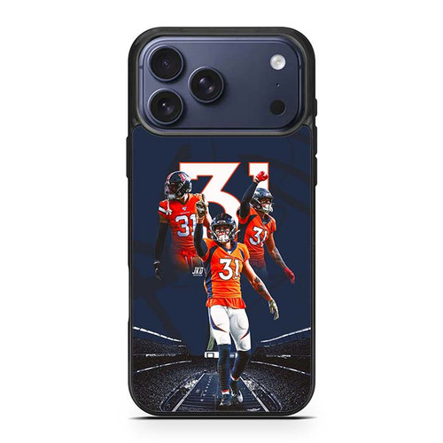 Justin Simmons Denver Broncos 04 iPhone 17 Pro Max Case