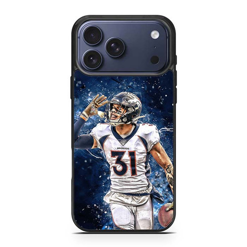 Justin Simmons Denver Broncos 05 iPhone 17 Pro Max Case