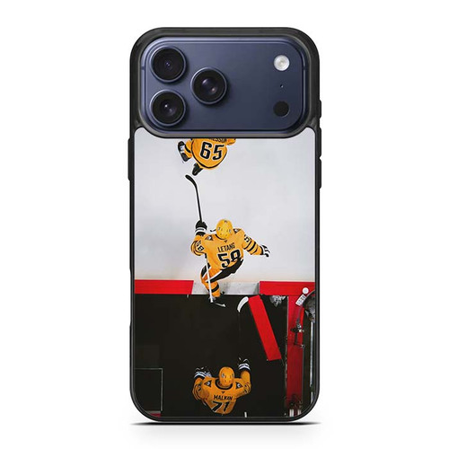 Malkin Letang and Karlsson Pittsburgh Penguins iPhone 17 Pro Max Case
