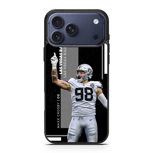 Maxx Crosby Las Vegas Raiders 01 iPhone 17 Pro Max Case
