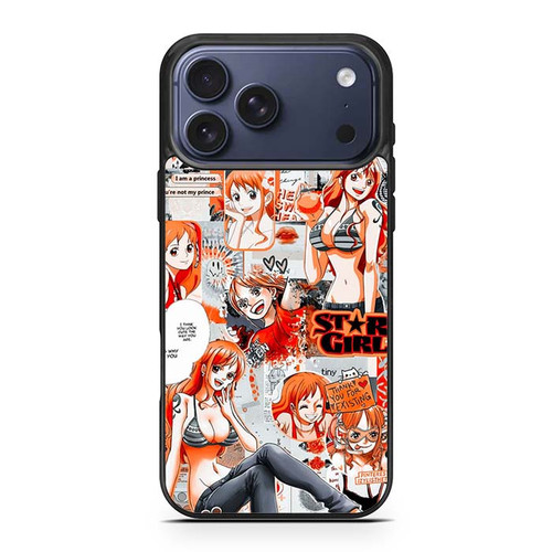 Nami One Piece Series Collages iPhone 17 Pro Max Case