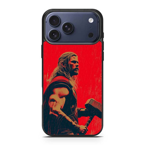 Thor Thunder in the Red iPhone 17 Pro Max Case